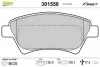 Гальмівні колодки дискові RENAULT GrandScenic/Kangoo/Megane/Scenic &quot;1,4-2,0 &quot;F &quot;01&gt;&gt; =&quot;&quot; Valeo 301558 (фото 1)