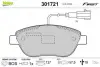 Гальмівні колодки дискові FIAT/OPEL Doblo/Linea/Combo "1,3-2,0 "F "07>> ="" Valeo 301721 (фото 1)