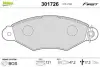 Гальмівні колодки дискові CITROEN/NISSAN/PEUGEOT/RENAULT Xsara/Kubistar/Kangoo &quot;1,2-1,9 &quot;F &quot;93&gt;&gt; =&quot;&quot; Valeo 301726 (фото 1)