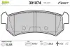 Гальмівні колодки дискові CHEVROLET/DAEWOO Lacetti/Nubira &quot;1,4-1,8 &quot;R &quot;04&gt;&gt; =&quot;&quot; Valeo 301874 (фото 1)