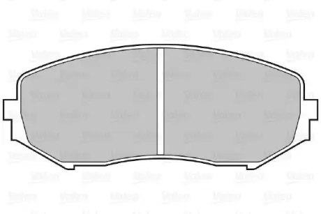 Гальмівні колодки дискові SUZUKI GrandVitara "1,6-1,9 "F "05>> ="" Valeo 301877
