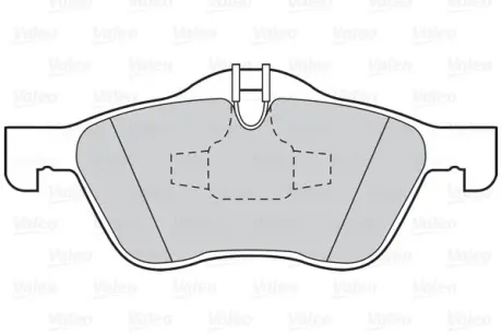 Гальмівні колодки дискові MINI Cooper/One "1,4-1,6 "F "01-07 ="" Valeo 302019