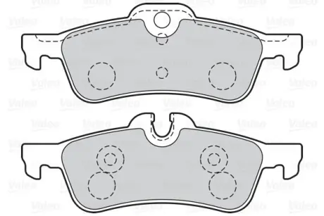 Гальмівні колодки дискові MINI Cooper/One/Works "1,4-1,6 "R "01-07 ="" Valeo 302040
