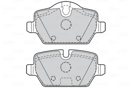 Гальмівні колодки First BMW 1/3 "R "04-13 ="" Valeo 302051