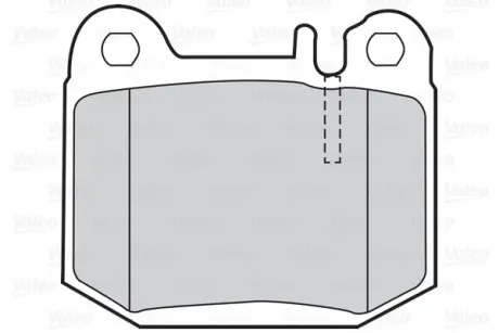 Гальмівні колодки дискові MERCEDES M-Class "2,7-5,5 "R "98-05 ="" Valeo 302053