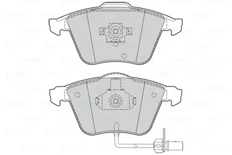 Гальмівні колодки дискові AUDI A6 "2,7 "F "00-05 ="" Valeo 302056