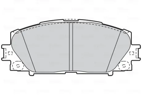 Гальмівні колодки First TOYOTA Yaris "F "05-20 ="" Valeo 302076