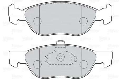 A_Гальмівні колодки дискові FIAT Punto/Punto Van "1,3-1,9 "F "99-09 ="" Valeo 302104