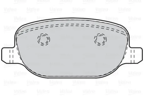 Гальмівні колодки дискові ALFA/LANCIA 159/Brera/Spider/Thesis "1,8-3,2 "R "02-14 ="" Valeo 302112