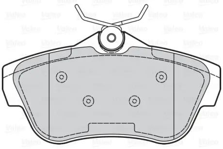 Гальмівні колодки дискові CITROEN/FIAT/PEUGEOT/TOYOTA Jumpy/Scudo/Expert/Proace "1,6-,2,0 "R "07>> ="" Valeo 302114