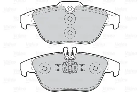 Гальмівні колодки дискові MERCEDES C-Class/E-Class/GLK "1,6-5,5 "R "07>> ="" Valeo 302121