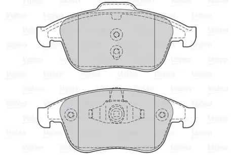 Гальмівні колодки дискові RENAULT Clio/GrandScenic/Laguna/Megane/Scenic "1,2-2,0 "F "07>> ="" Valeo 302128