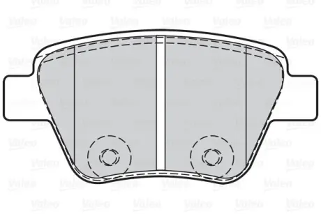 Гальмівні колодки дискові VAG A1/A3/Octavia/Caddy/Golf/Jetta/Scirocco/Touran "1,2-3,6 "R "03>> ="" Valeo 302134