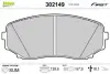 Гальмівні колодки дискові MAZDA CX-7/CX-9 &quot;2,2-3,7 &quot;F &quot;07&gt;&gt; =&quot;&quot; Valeo 302149 (фото 2)