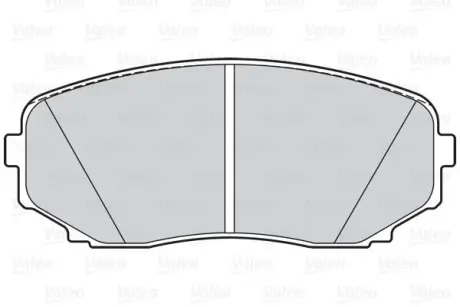 Гальмівні колодки дискові MAZDA CX-7/CX-9 "2,2-3,7 "F "07>> ="" Valeo 302149
