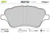 Гальмівні колодки дискові FORD B-Max/Fiesta/TourneoCourier/TransitCourier &quot;1,0-1,6 &quot;F &quot;08&gt;&gt; =&quot;&quot; Valeo 302153 (фото 2)