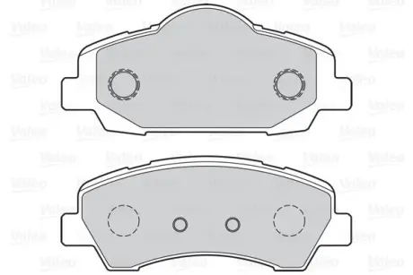 Гальмівні колодки дискові CITROEN/PEUGEOT C4/301/308 "1,2-2,0 "12>> ="" Valeo 302155