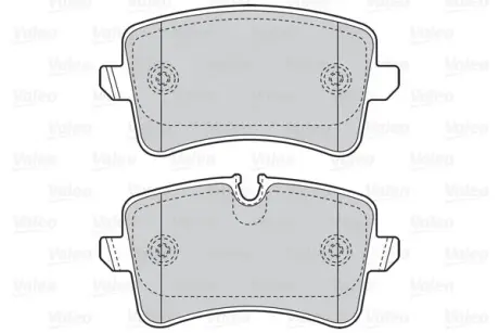 Гальмівні колодки дискові AUDI A4/A5/Q5 "1,8-4,2 "R "07>> ="" Valeo 302157