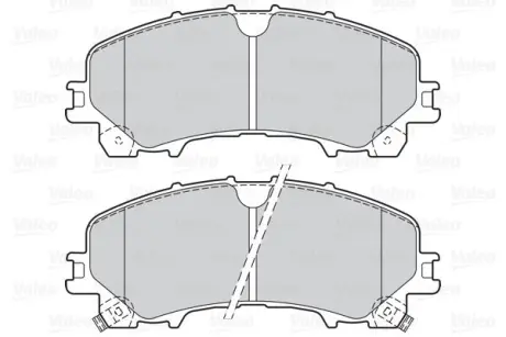 Гальмівні колодки дискові INFINITI/NISSAN/RENAULT Koleos/Q50/Q60/X-trail "1,5-3,5 "F "13>> ="" Valeo 302167