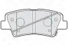 Гальмівні колодки дискові HYUNDAI/KIA/SSANGYONG i20/i30/i40/ix35/Tucson/Ceed &quot;1,0-2,0 &quot;R &quot;10&gt;&gt; =&quot;&quot; Valeo 302219 (фото 1)