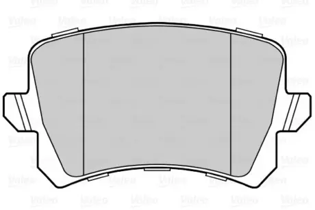 Гальмівні колодки дискові VAG A6/Q3/Passat/Sharan/Tiguan "1,4-3,6 "R "05-18 ="" Valeo 302258
