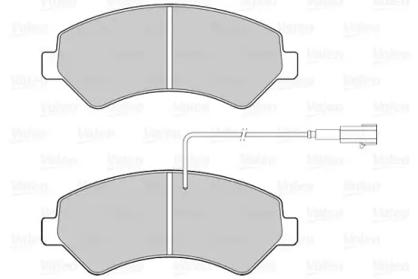 Гальмівні колодки дискові CITROEN/FIAT/PEUGEOT Jumper/Ducato/Boxer "2,0-3,0 "F "06>> ="" Valeo 302264