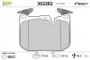 Гальмівні колодки дискові BMW 1/2/3/4 "F "11>> ="" Valeo 302282 (фото 2)