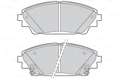 Гальмівні колодки дискові MAZDA CX-3/Mazda 3 "1,5-2,0 "F "08>> ="" Valeo 302285