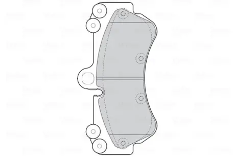 Гальмівні колодки First PORSCHE/VW Cayenne/Touareg "F "02-10 ="" Valeo 302287