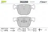 Гальмівні колодки дискові BMW 5/7 "R "08-17 ="" Valeo 302290 (фото 2)