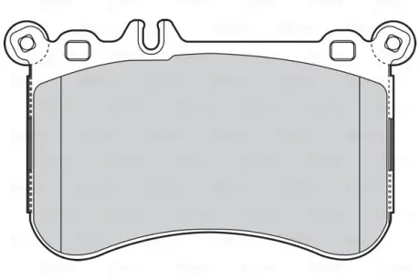 A_Гальмівні колодки дискові MERCEDES CLS/E-Class/S-Class/SLK/SLC "F "11>> ="" Valeo 302302