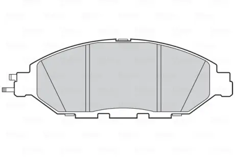 Гальмівні колодки дискові INFINITI/NISSAN Jx/Pathfinder/Murano/QX60 "2,5-3,5 "F "12>> ="" Valeo 302321