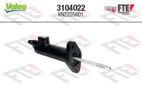 Циліндр зчеплення VAL3104022 Valeo 3104022