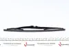 Щітка склоочисника (380мм) Audi A4/A6/Chevrolet Aveo/Renault Kangoo 96- Valeo 574108 (фото 4)