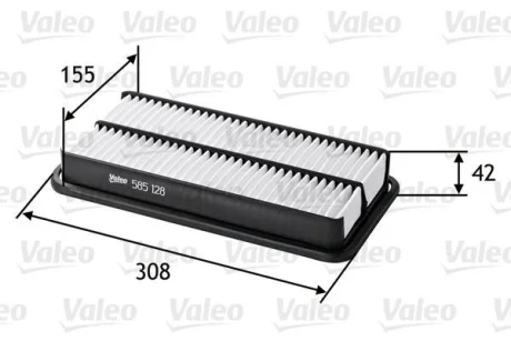 Фільтр повітряний LEXUS/PONTIAC/TOYOTA ES250/Trans/Carina "1,6-2,5 "82-06 ="" Valeo 585128