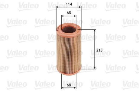 ФІЛЬТР ПОВІТРЯНИЙ CITROEN/PEUGEOT Berlingo/306 "1,8-1,9 "93-15 ="" Valeo 585615