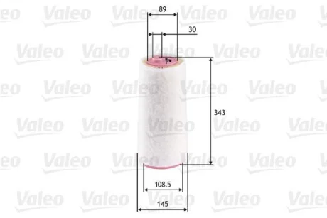 ФІЛЬТР ПОВІТРЯНИЙ ALPINA/BMW/LAND ROVER/MG/ROVER D3/3/Freelander/MG/75 "2,0 "98-12 ="" Valeo 585617