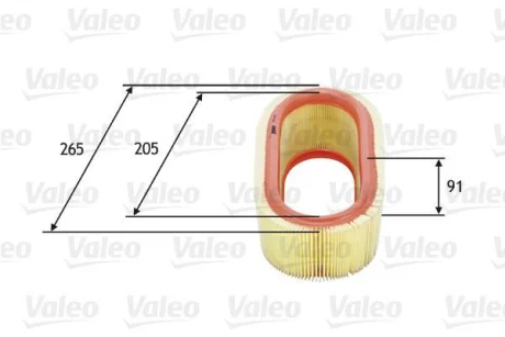 ФІЛЬТР ПОВІТРЯНИЙ DACIA/LEXUS/RENAULT Logan/IS/Logan "1,4-5,0 "96>> ="" Valeo 585647
