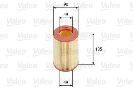 ФІЛЬТР ПОВІТРЯНИЙ SMART Cabrio/City-Coupe/Crossblade/Fortwo "0,6-0,7 "98-07 ="" Valeo 585660