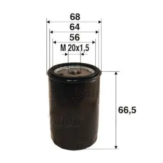 Фільтр масляний DACIA/FORD/HONDA/HYUNDAI/INFINITI/KIA/MAZDA/MITSUBISHI/NISSAN/RENAULT/SUBARU "71>> ="" Valeo 586022