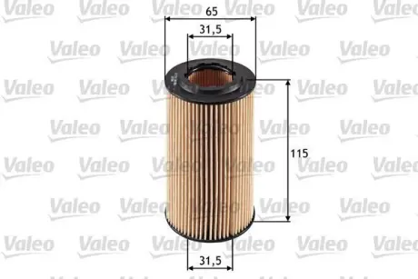 Фільтр масляний MERCEDES/JEEP Sprinter/Grand Cherokee "99>> ="" Valeo 586501