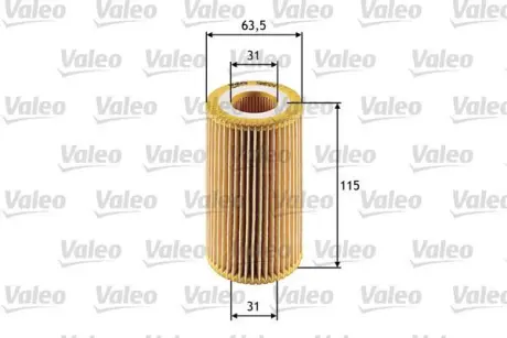 Фільтр масляний Valeo 586524
