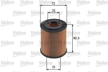Фильтр масляный BMW 1/3/5/X1/X3/Z4 "1,6-2,0 "01-15 ="" Valeo 586551