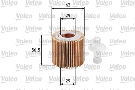 Фільтр масляний DAIHATSU/SUBARU/TOYOTA Sirion/Justy/Auris "1,0-1,5 "05>> ="" Valeo 586583