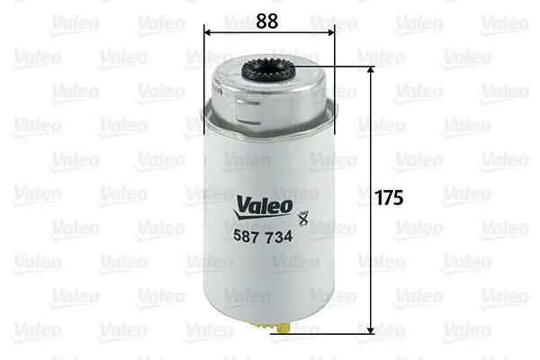 Фільтр паливний FORD TRANSIT 2.0-2.4 DI 00-06 (вир-во VALEO) Valeo 587734 (фото 1)