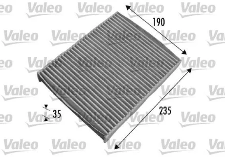 Фільтр салону FORD/MAZDA Fiesta/2 "1,2-2,0 "01-12 ="" Valeo 698693