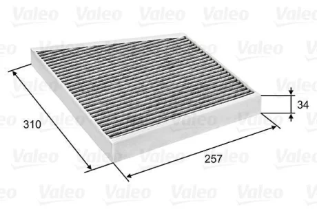 Фильтр салона MB CLS/E-Class "1,8-6,2 "02-10 ="" Valeo 698741