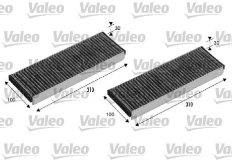 Фільтр салону AUDI/LAMBORGHINI/VW A6/Gallardo/XL1 "0,8-5,2 "03>> ="" Valeo 715501