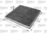 Фильтр салона LEXUS/SUBARU/TOYOTA RX300/Legacy/Camry &quot;2,0-3,5 &quot;98-10 =&quot;&quot; Valeo 715619 (фото 1)