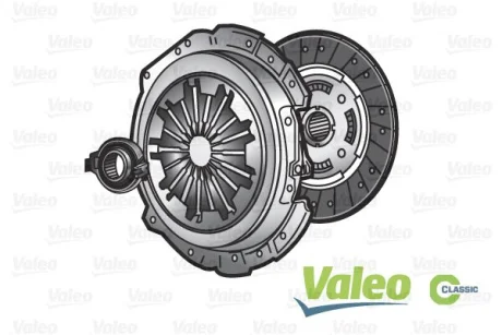 Комплект зчеплення з вижимним DOBLO/COMBO (X12)/NEMO/Bipper/Fiorino/Qubo 1.3 05- (219mm20z) Valeo 786073